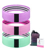 Fabric Resistance Bands Set for Strength & Glute Training